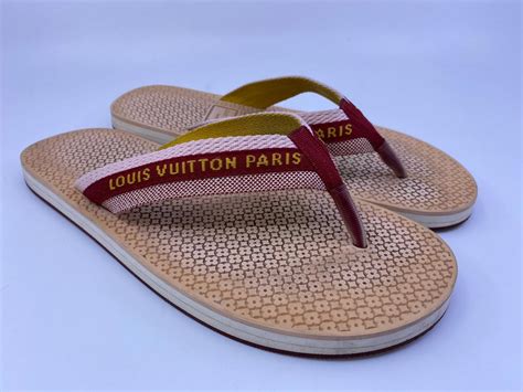 louis vuitton designer flip flops